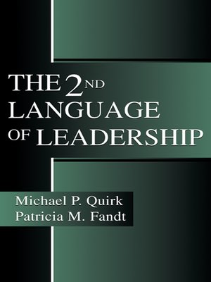 cover image of The 2nd Language of Leadership